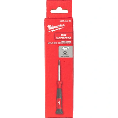 Afbeelding van Milwaukee Schroevendraaier 4 in 1 multi Bit Torx precisie 4932498175