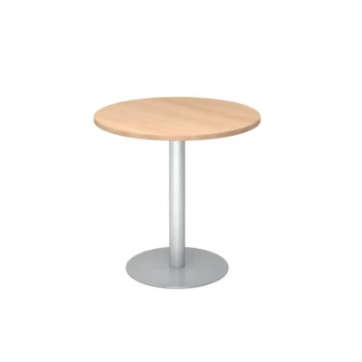 Afbeelding van hjh OFFICE PRO Bistro F80R S Systeem conferentietafel Eik / zilver