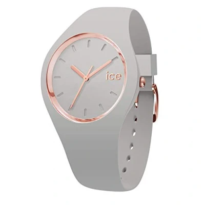 Afbeelding van ICE Watch glam pastel Wind dames horloge grijs met siliconen band 001066 (Small)