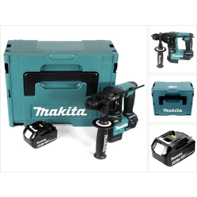 Afbeelding van Makita DHR 171 M1J Accuklopboormachine Brushless SDS Plus 18V 1.2J + 1x accu 4.0Ah Makpac zonder lader