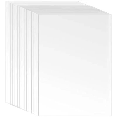 Afbeelding van NGOSUET Acrylplaten, 30 stuks, 180 x 130 mm, 1 mm dik, transparant, plexiglas acrylglas, heldere acrylvellen voor fotolijst, projecttentoonstelling, schilderij