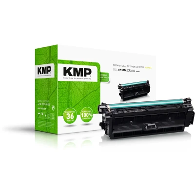 Afbeelding van KMP Toner vervangt HP 508A, CF360A Compatibel Zwart 6000 bladzijden H T223B 2537,0000