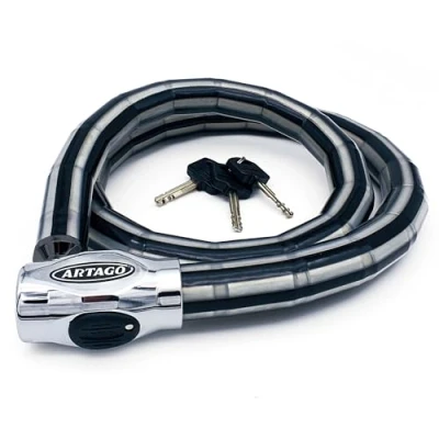 Afbeelding van Artago 5312 Vouwslot Anti diefstal, Maximale Veiligheid, Motorfiets, Scooter, Fiets, 120 cm