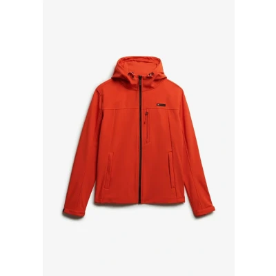 Afbeelding van Hooded Soft Shell Trekker Jas Orange Grootte: Xxl
