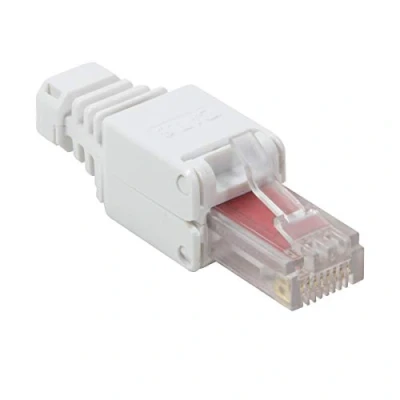 Afbeelding van LogiLink MP0025 RJ 45 kabel connector wit
