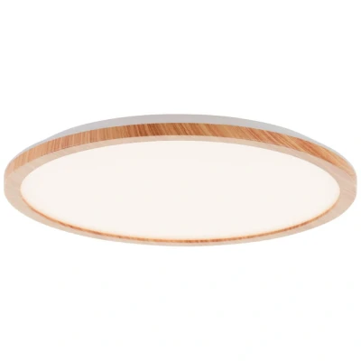 Afbeelding van Brilliant Tuco Plafondlamp LED 21W 2700K 3 steps dimming 100% 50% 25% Houteffect