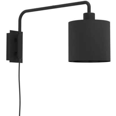Afbeelding van EGLOÂ StaitiÂ 1Â Â WandlampÂ E27Â 16Â cmÂ Zwart