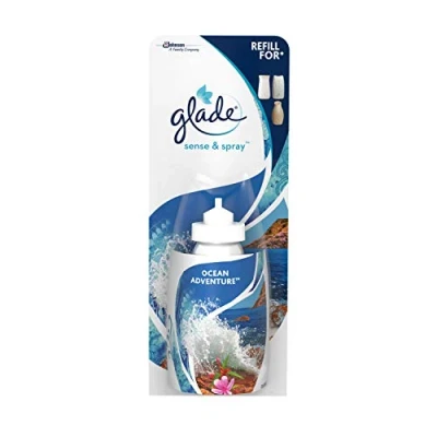 Afbeelding van Glade Sense &amp; Spray Luchtverfrisser Refill, Ocean Adventure, 18 ml x 8 vullingen