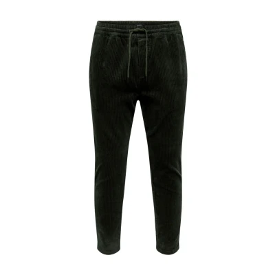 Afbeelding van Only &amp; Sons Linus Cropped NOOS Broek, Heren, Maat: XS, Rosin