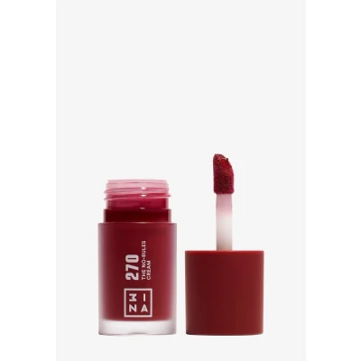 Afbeelding van 3ina THE Norules Cream 2in1: lip &amp; wang, Maat: 8 ml, 270 dark red