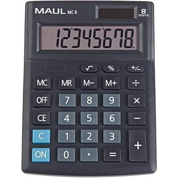 Afbeelding van MAUL bureaurekenmachine MC 8, zwart
