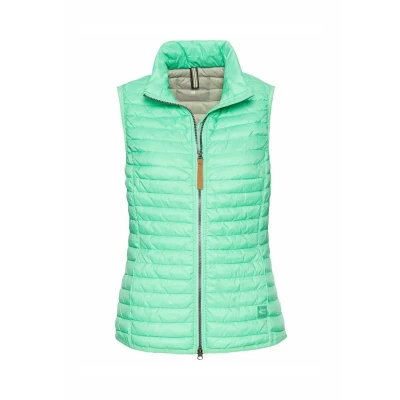 Afbeelding van camel active Gewatteerd vest met reflecterende details Maat womenswear 48 Pepermunt