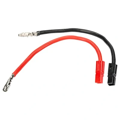 Afbeelding van windmeile Adapter Anderson stekker op bullet, 30 A, lengte 22 cm, tinnen uiteinden, kabel e bike, elektrische fiets, pedelec, scooter