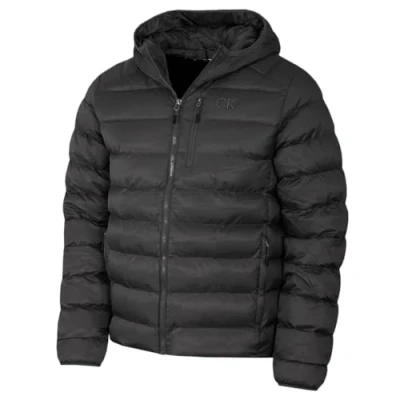 Afbeelding van Calvin Klein Heren San Gabriel geweven gewatteerde jas Storm XL