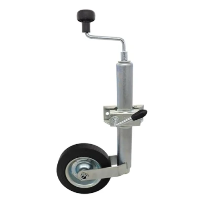 Afbeelding van p4U Knott Steunwiel met houder, inclusief klemklem, 150 kg, 48 mm opname voor aanhanger, caravan, trailer