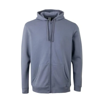 Afbeelding van Mukua SF270U Unisex sweatshirt met ritssluiting en capuchon, Blauw (voet), maat XL, (Blue fog), XL