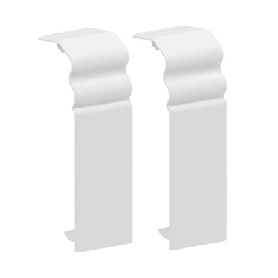 Afbeelding van Hebengut connector voor plint &quot;Berliner Profiel&quot; van PVC Inhoud: 2 stuks de verbinding plinten