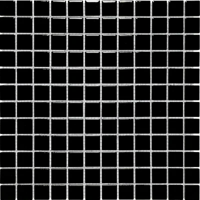 Afbeelding van The Mosaic Factory Barcelona Black Glossy 2,3x2,3 cm