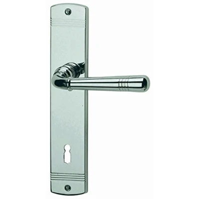 Afbeelding van Alpertec 32700103 Sale LS messing chroom voor kamerdeuren krukgarnituur deurkruk deurbeslag nieuw
