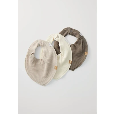 Afbeelding van Name it Nbnyvetti Scarf BIB Unisex 3 PACK Slabbetje voor kinderen, Maat: One Size, Pure cashmere