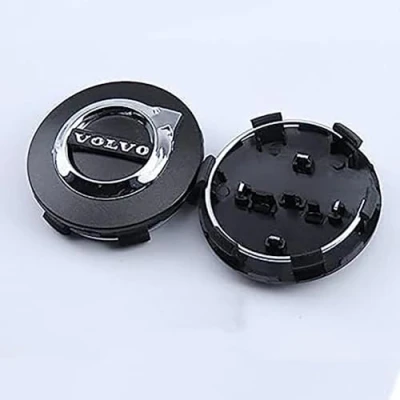 Afbeelding van 4 Stuks Naafdoppen voor Volvo S60 S80 S90 XC40 XC60 XC70 V40 V90 65mm,Velgen Doppen Wieldoppen Wielnaafdop Waterdicht Stofdicht Banden Accessoires,Black