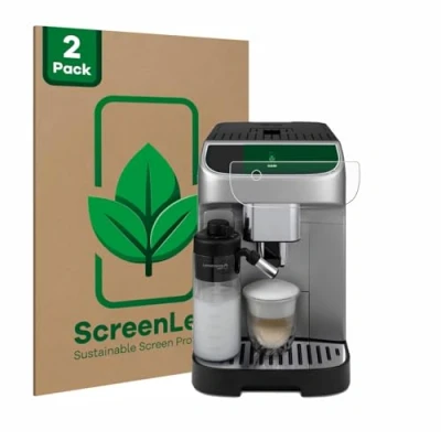 Afbeelding van ScreenLeaf Screenprotector voor DeLonghi Magnifica Plus Duurzame schermbescherming Folie Beschermfolie transparant (2 Stuks)