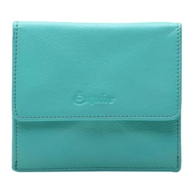 Afbeelding van Esquire Portemonnee Peru Lady Wallet Turquoise
