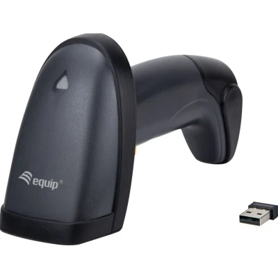 Afbeelding van Equip 351024 barcode lezer Draagbare streepjescodelezer 1D/2D LED Zwart