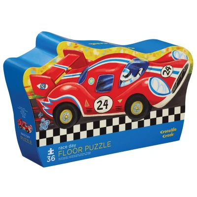Afbeelding van Crocodile Creek Puzzels Vloerpuzzel Race Day 36 stukjes