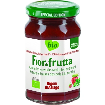 Afbeelding van Fiordifrutta Jam Aardbeien en Wilde Aarbeien met Multi verpakking 6x250GR