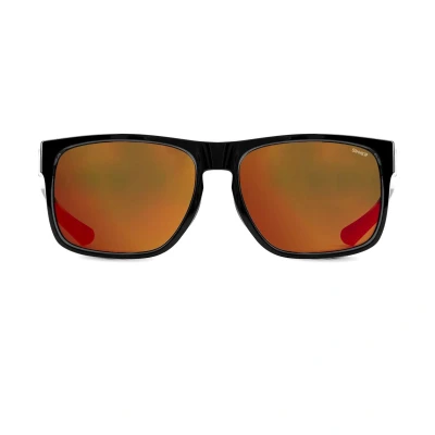 Afbeelding van Sinner Spike zonnebril Zwart rood Polarised SINTEC® lens
