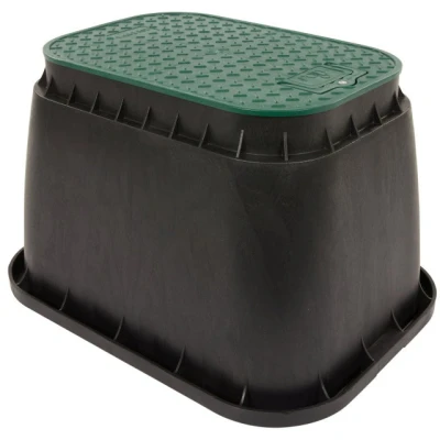 Afbeelding van Grondput voor afsluit Zwart/Groen Rechthoek diameter 397mm hoogte 395mm