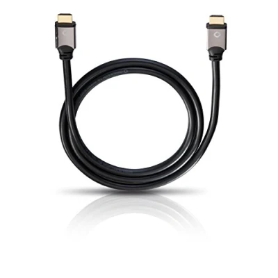 Afbeelding van Oehlbach Black Magic, High Speed Ethernet HDMI kabel, 4k Ultra HD 50/60Hz, 2160p, 21:9 Cinema, HDR, 3D, 18Gbit/s, OFC 7,50m