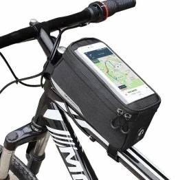 Afbeelding van Wozinsky fiets tas met iPhone houder waterdicht en geschikt voor iPhones tot 6,5&quot;