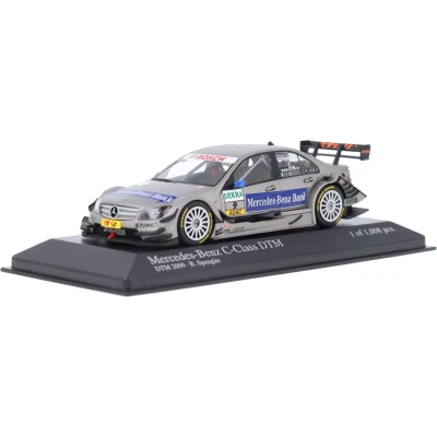Afbeelding van Mercedes Benz AMG C Class V8 Minichamps Modelauto 1:43 2009 Bruno Spengler HWA Team 400093909