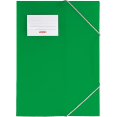 Afbeelding van Brunnen 104160450 verzamelmap FACT!pp (A4, doorzichtige PP folie, met elastiek, naamplaat) groen