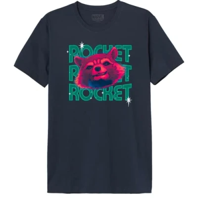 Afbeelding van Marvel T shirt voor heren, Marine., 3XL