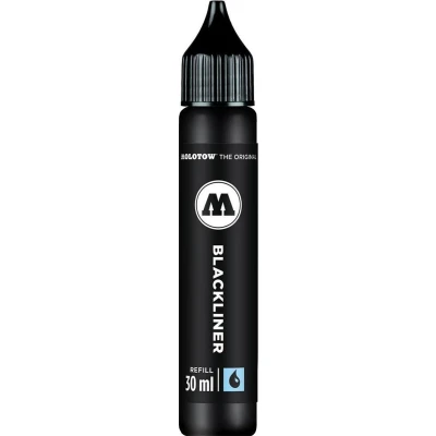 Afbeelding van Molotow Zwarte Blackliner Brush Refill 30ml navul inkt