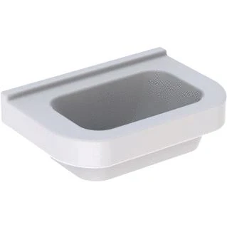Afbeelding van Geberit 300 Basic fontein 36 x 25 cm zonder kraangat/overloop wit