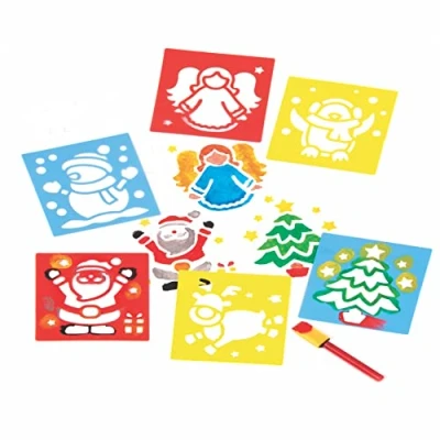 Afbeelding van Kerst sjablonen (Set van 6)
