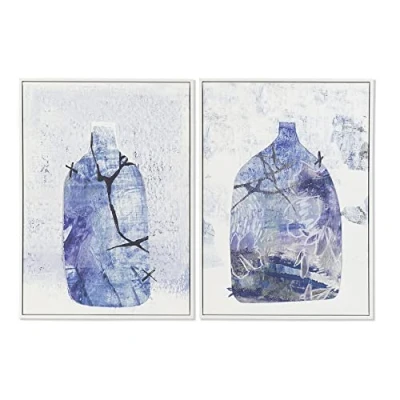 Afbeelding van Schilderij DKD Home Decor 52,2 x 4,5 73 cm Vaas Scandinavisch (2 Stuks)