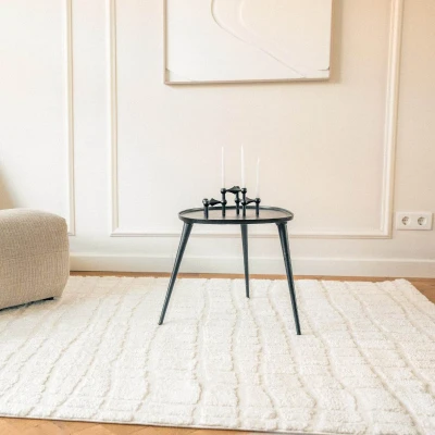 Afbeelding van Scandinavisch vloerkleed Malin creme/wit Interieur05 140 x 200 cm (S)