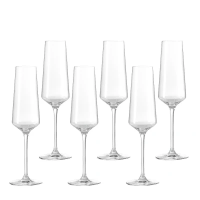 Afbeelding van Champagne Glazen Champagneglas 280 ml Set van 6 stuks