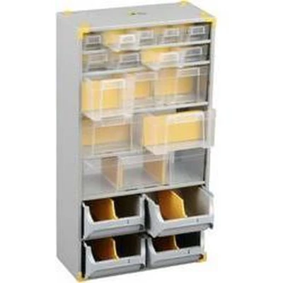 Afbeelding van Allit Werkplaatsmagazijnkast (l x b h) 300 165 565 mm Aantal vakken: 19 1 stuk(s)