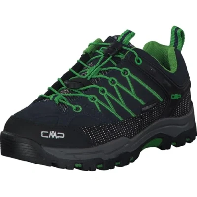 Afbeelding van CMP Rigel Low Shoes Wp Trekking en wandelschoenen voor kinderen, uniseks, Blauw Groen B Blue Gecko, 32 EU