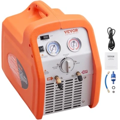 Afbeelding van VEVOR Koelmiddel Extractor Recovery Machine, 3/4 HP Machine 220 240 V, 4,85 lbs/min Pump Down Station