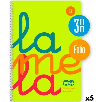 Afbeelding van Schrift Lamela Geel Din A4 80 Lakens (5 Stuks)