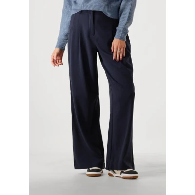 Afbeelding van MSCH Copenhagen Mschhenrika Hw Pants Broeken Dames Donkerblauw Maat M