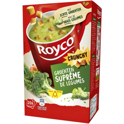 Afbeelding van Soep Royco groenten surpreme met croutons 20 zakjes