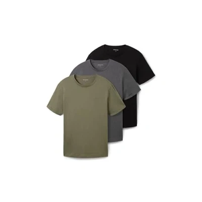 Afbeelding van TOM Tailor IM Dreierpack Tshirt basic, Heren, Maat: 3XL, Black